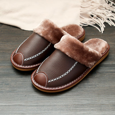 Couple cotton slippers