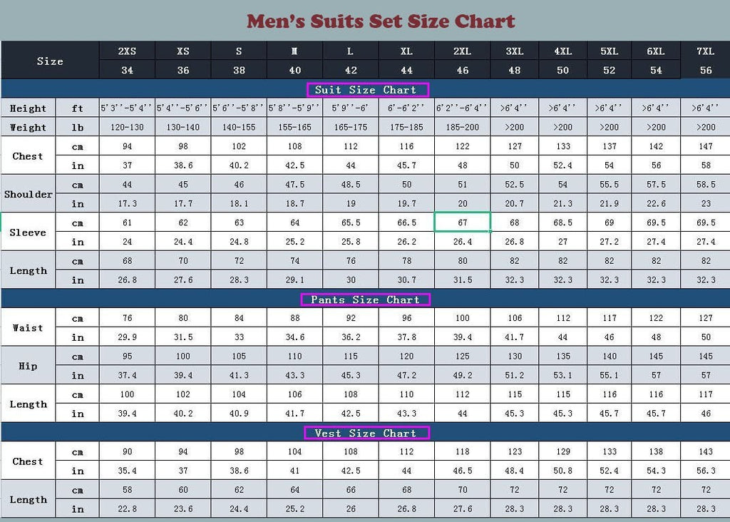 Men's Three-piece Suit