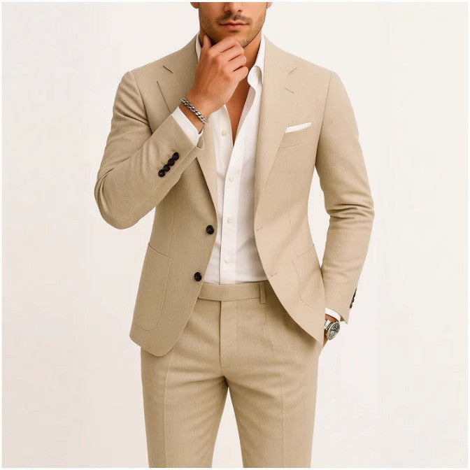 Slim Two-piece Suit Man