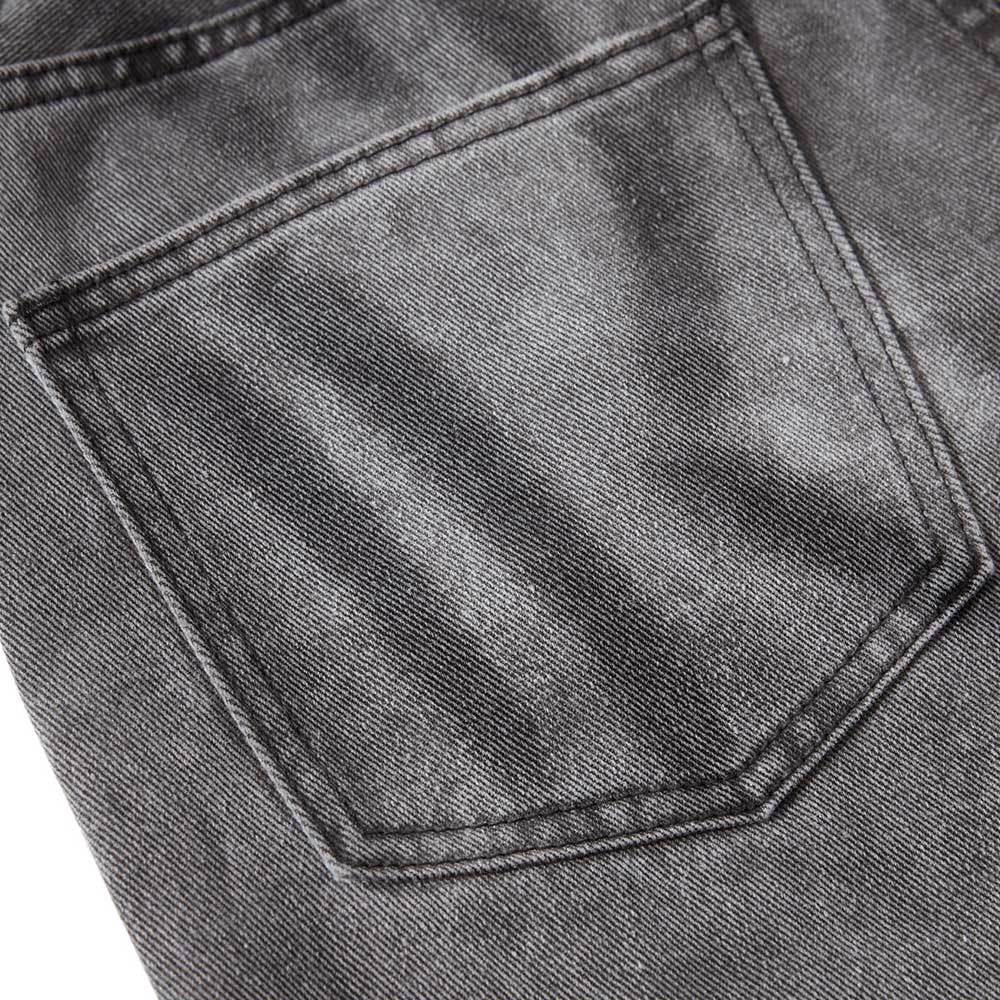 Spray painted dirty jeans