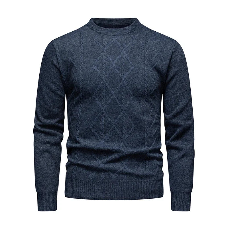 Men's Casual Sweater round Neck Long Sleeve