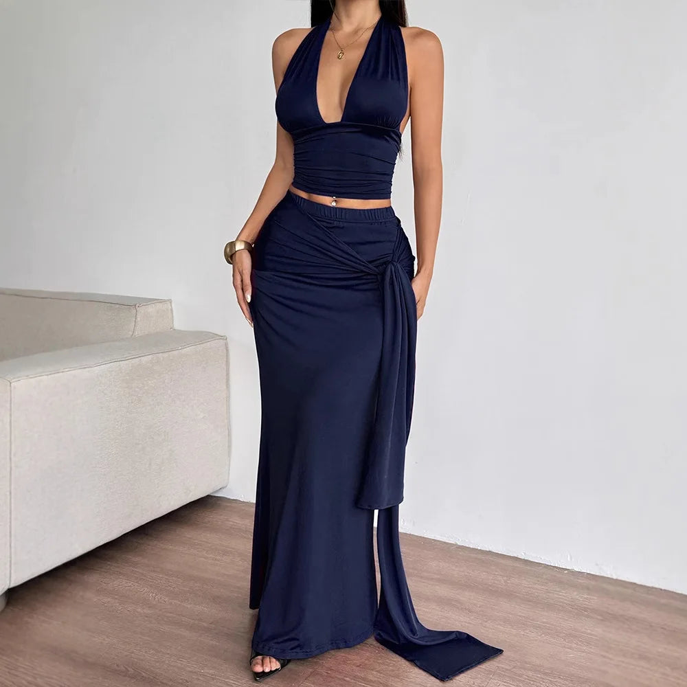 Crossbody Strap Design Bodycon Dress for Women