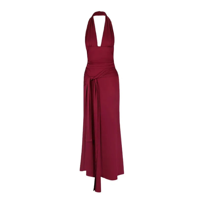 Crossbody Strap Design Bodycon Dress for Women