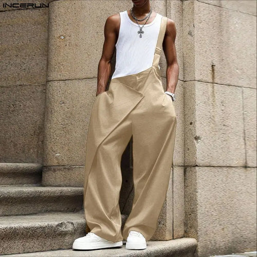 Casual Irregular Overalls