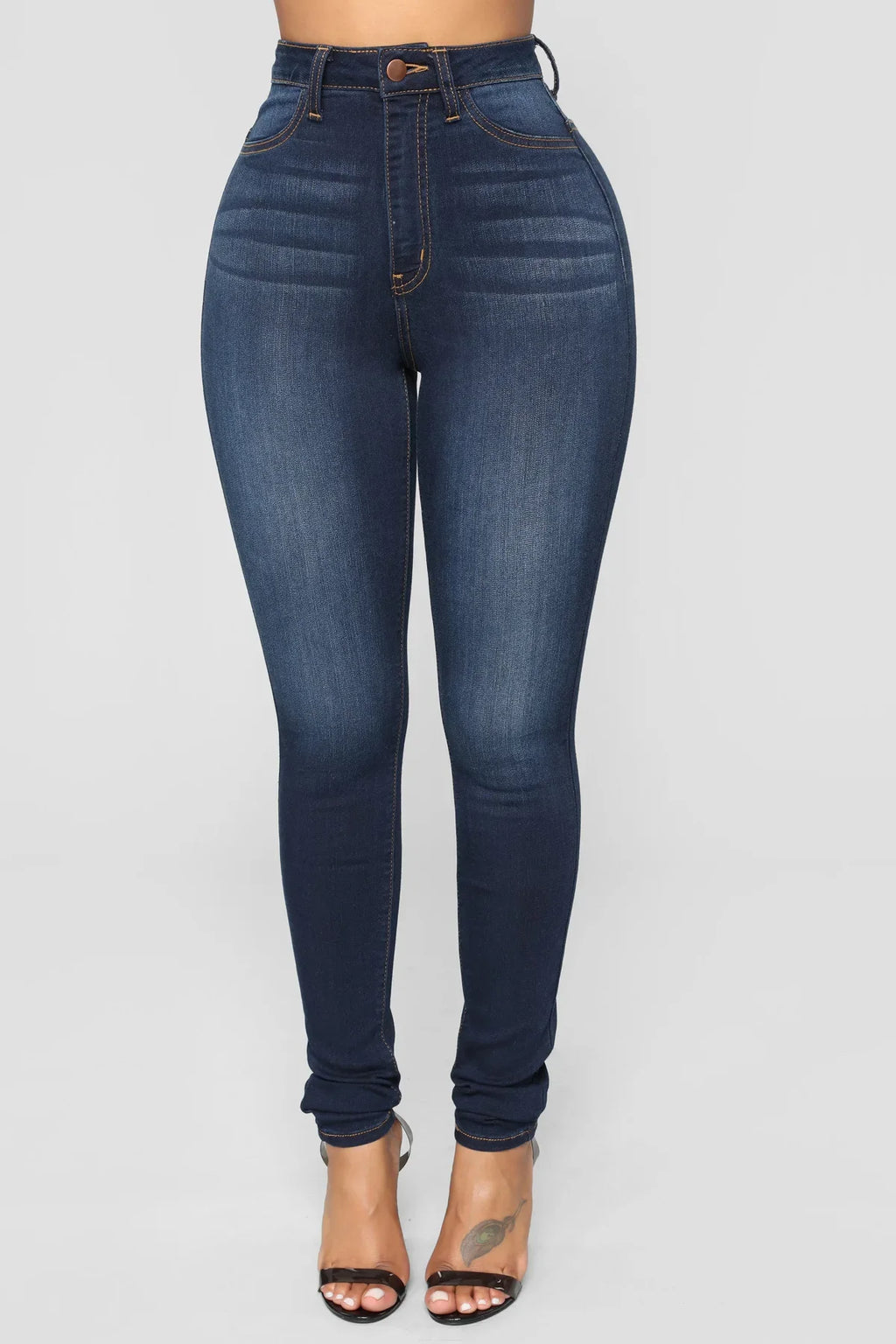 Women Bleachded Solid Color Pants