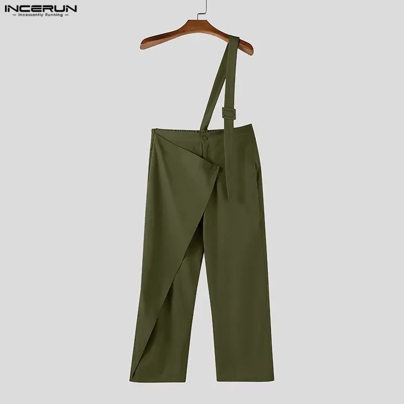 Casual Irregular Overalls