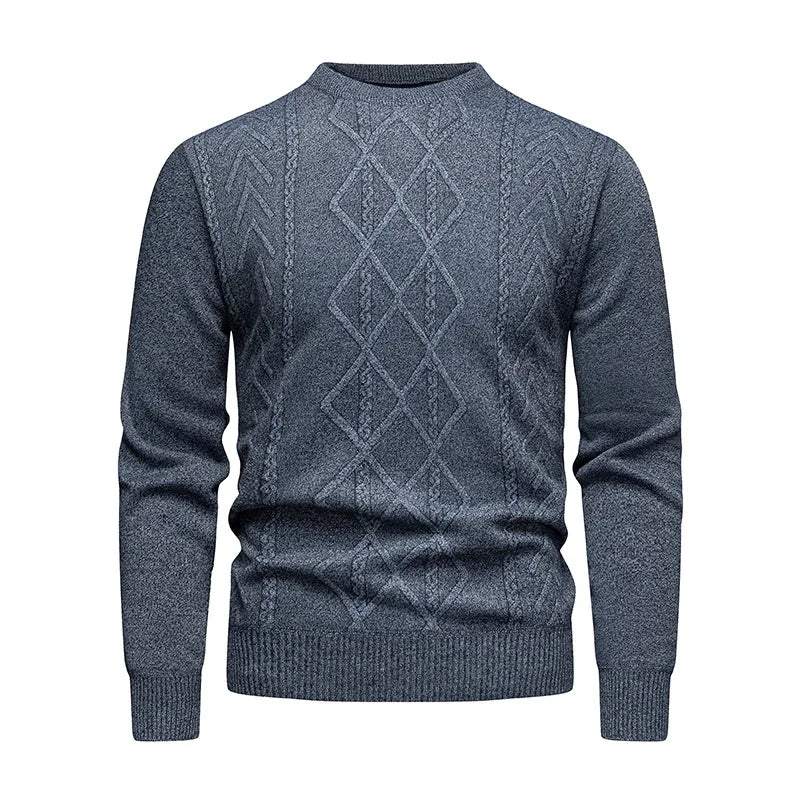 Men's Casual Sweater round Neck Long Sleeve