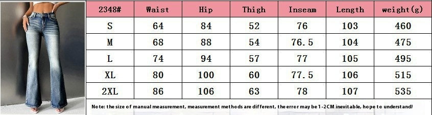 Women's Vintage Jeans High Pockets